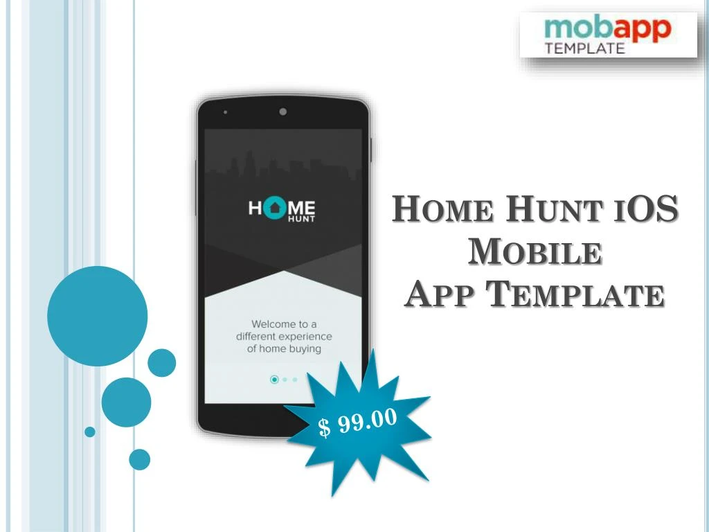 home hunt ios mobile app template