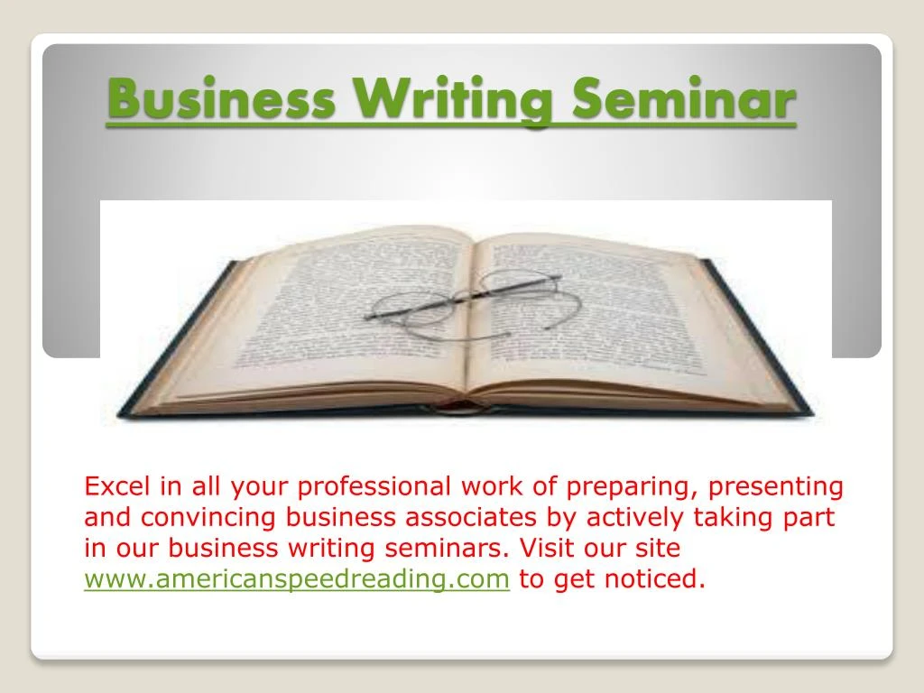 business writing seminar