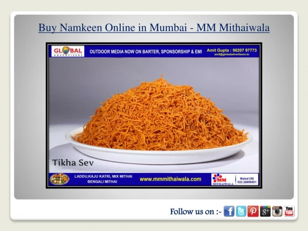 Buy Namkeen Online in Mumbai - MM Mithaiwala