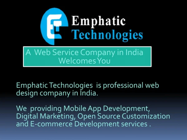 Emphatic Technologies PPT