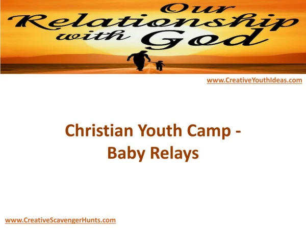 Christian Youth Camp - Baby Relays