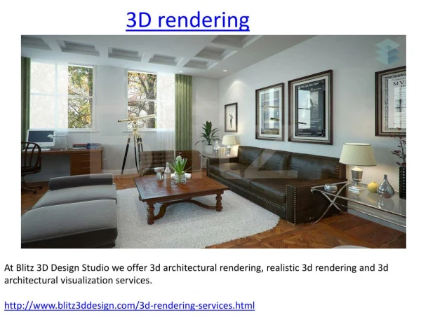 3D Rendering Services, Architectural , Visualization Compan
