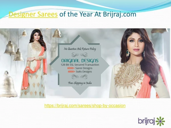Designer sarees of the Year Only at Brijraj.com