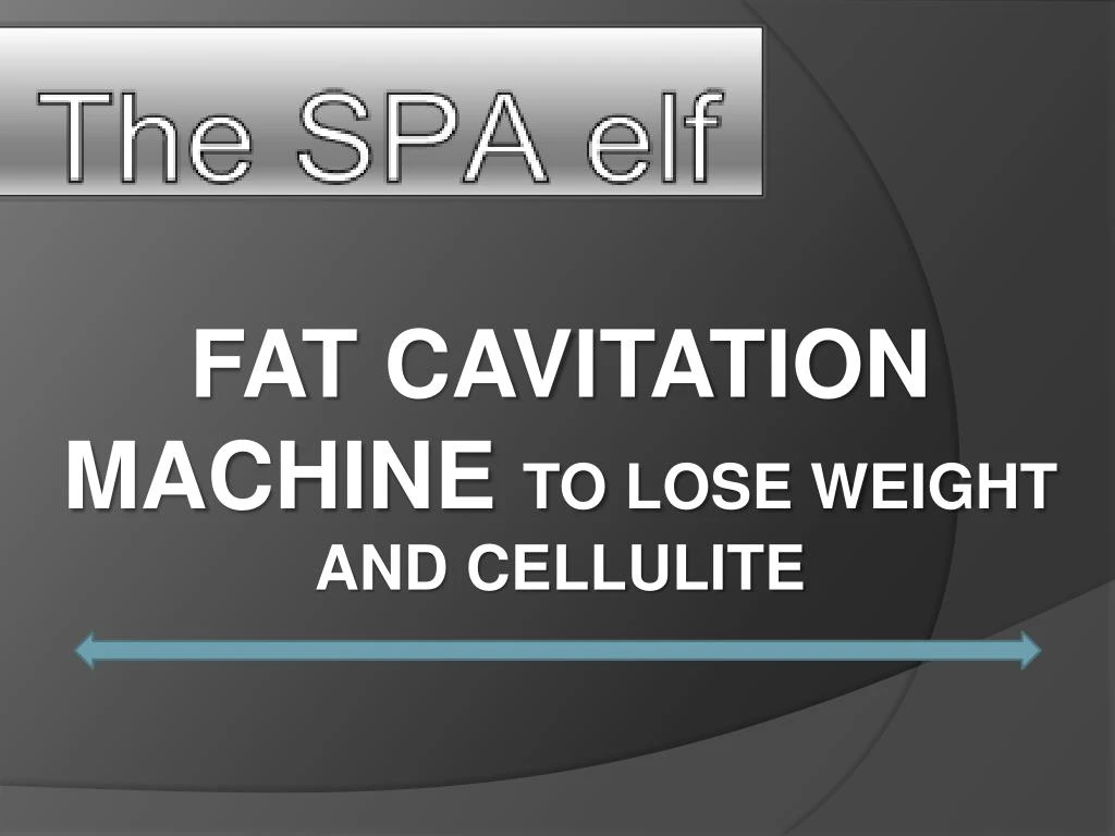 fat cavitation machine to lose weight and cellulite