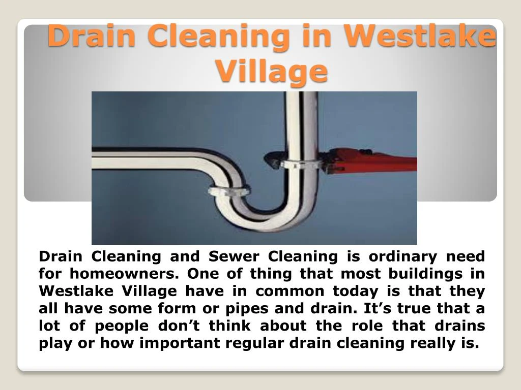 drain cleaning in westlake village