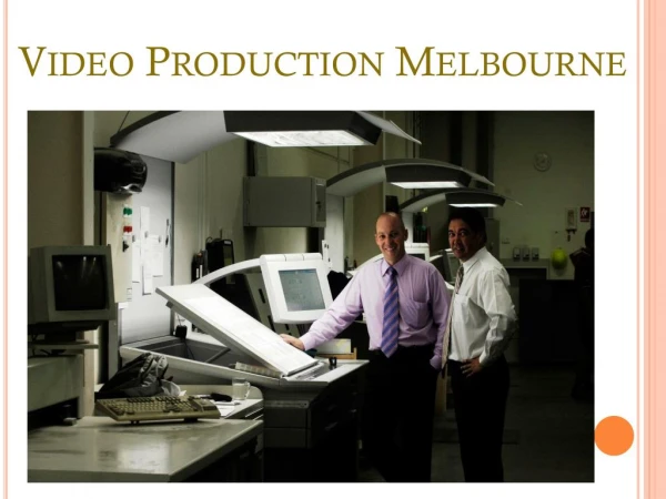Video Production Melbourne