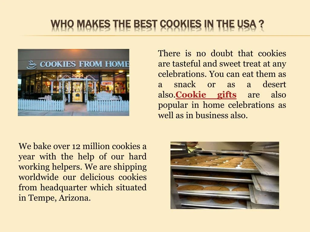 who makes the best cookies in the usa