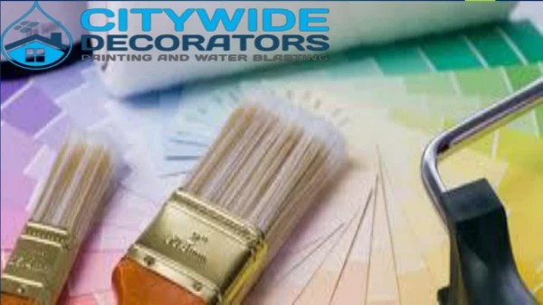 Citywide Decorators - Painting and Water Blasting