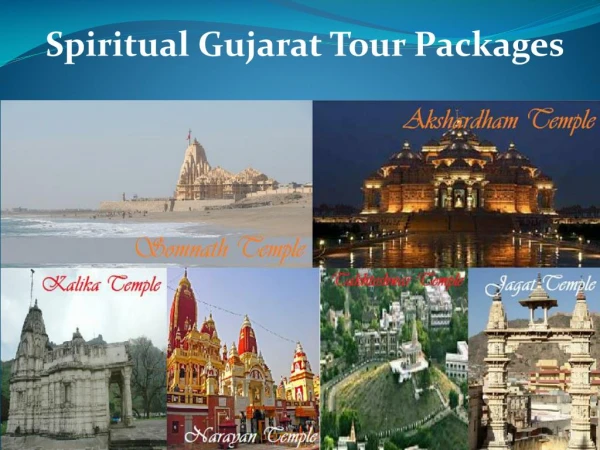 Spiritual Gujarat Tour Packages - G4WD