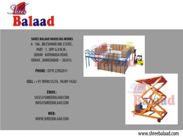 Hydraulic Stacker, Material Handling and Lift Equipment