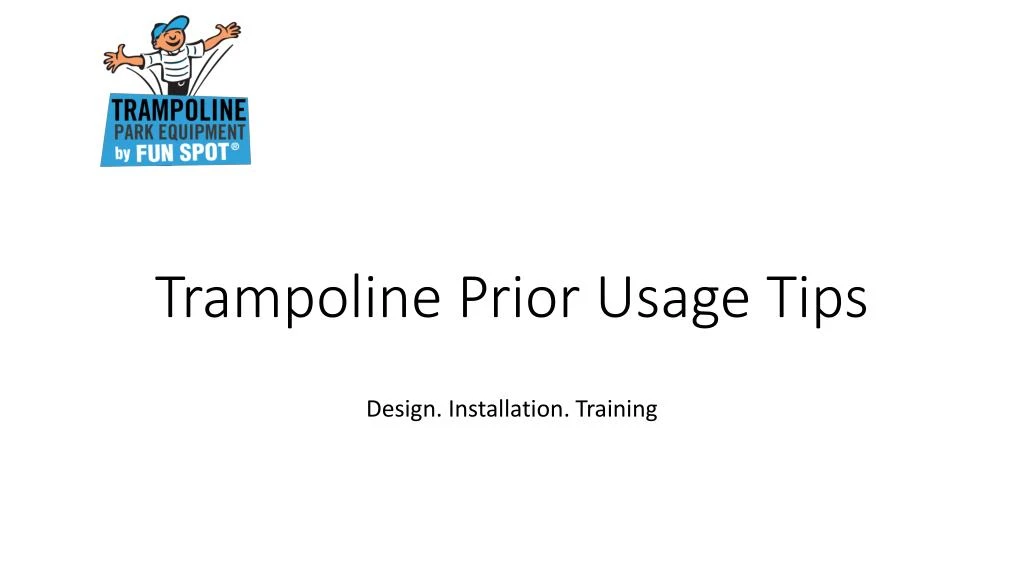 trampoline prior usage tips