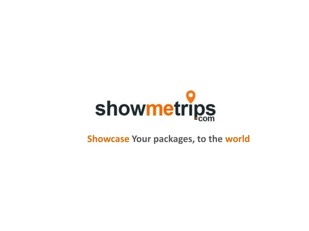 showcase your packages to the world