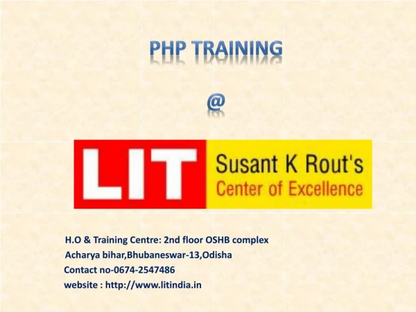 PHP course in bhubaneswar