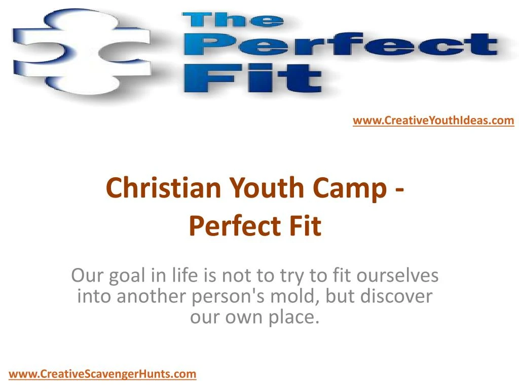christian youth camp perfect fit