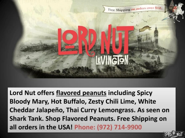 Flavored Peanuts and Nut Brands