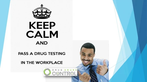 Keep Calm and Pass a Drug Testing in the Workplace.ppt