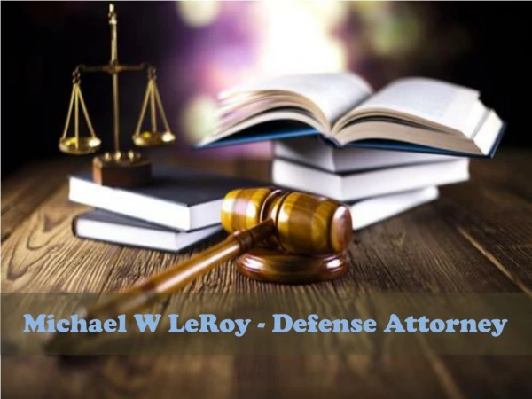 Michael W LeRoy - Defense Attorney