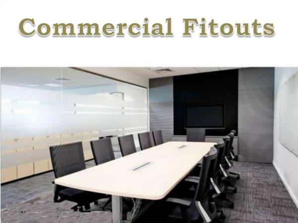 Commercial Fitouts