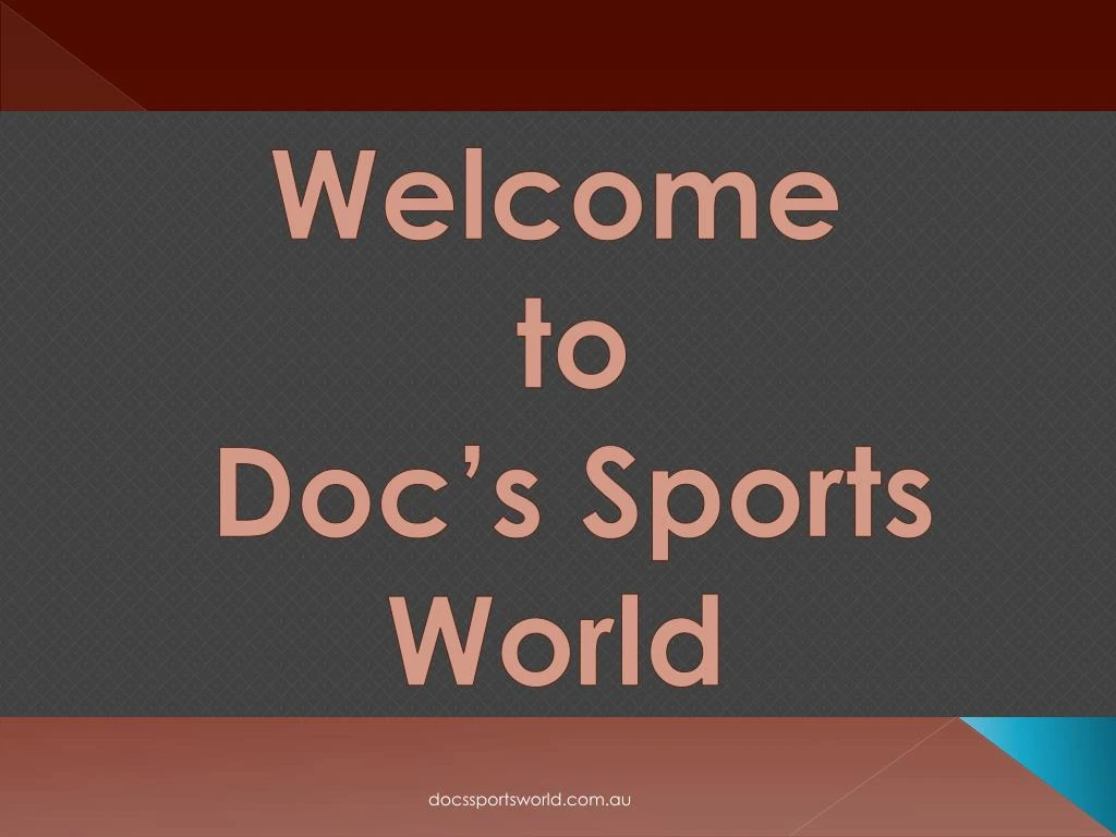 welcome to doc s sports world