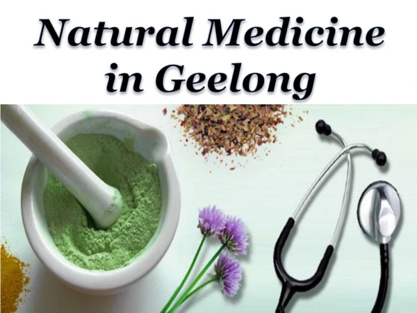 Natural Medicine Geelong