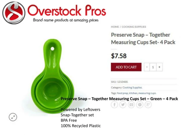 Cooking Supplies Online- Overstock Pros Shopping