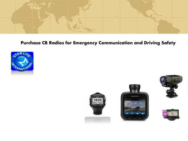 Purchase CB Radios for Emergency Communication and Driving