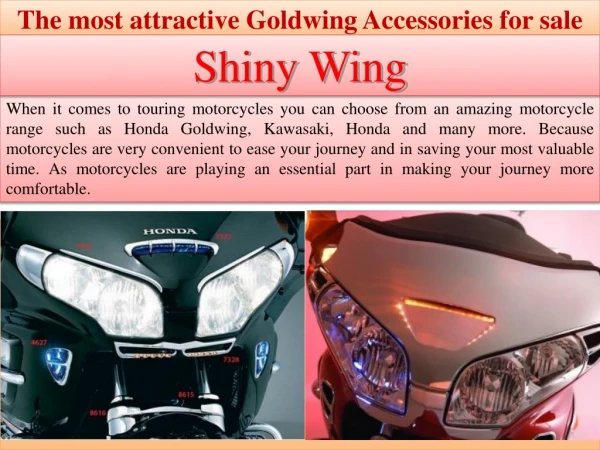 The most attractive Goldwing Accessories for sale