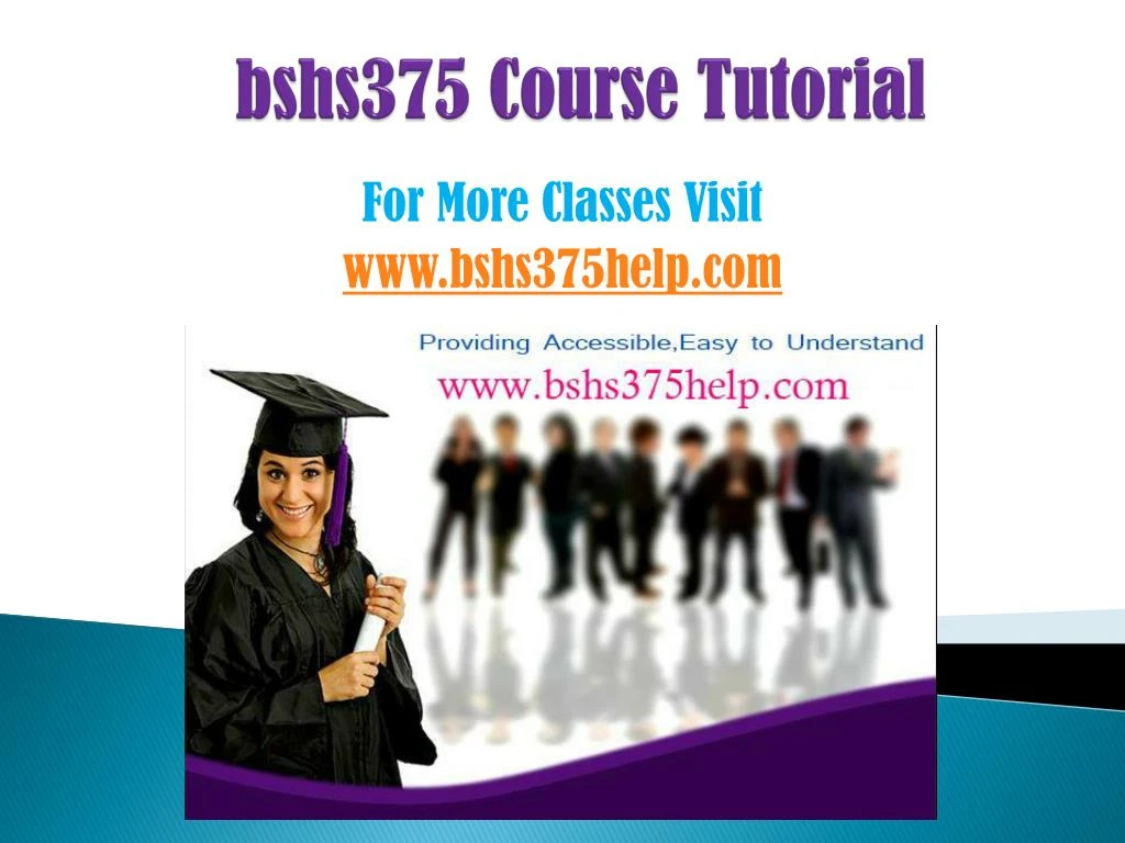 bshs375 course tutorial