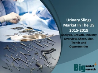 United States Urinary Slings Market 2015-2019 - slide 1