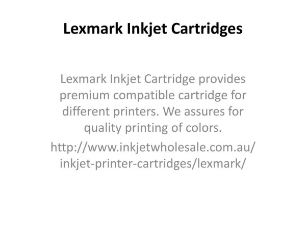 printer cartridges lexmark