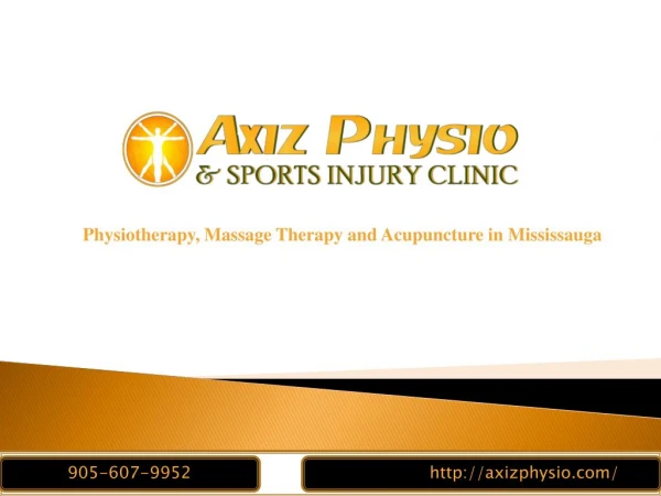 Physiotherapy| Massage Therapy|Acupuncture| Mississauga