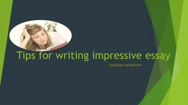 Get tips to write effective essay