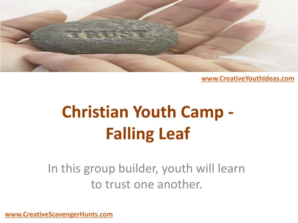 christian youth camp falling leaf