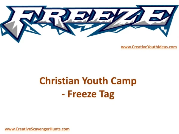 Christian Youth Camp - Freeze Tag