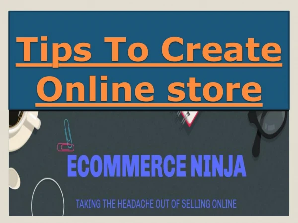 Tips To Create Online store