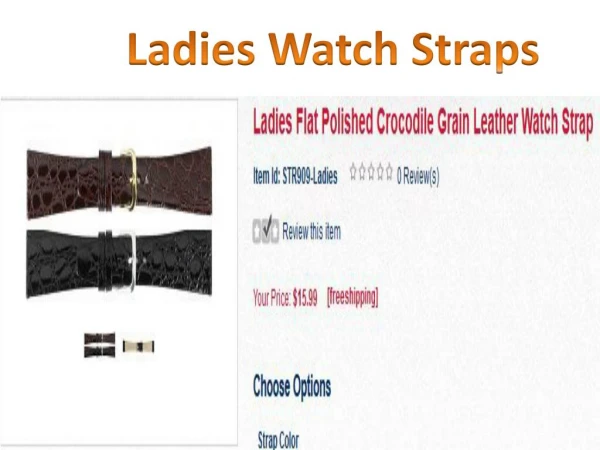 Ladies Watch Straps