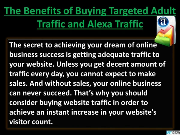Benefits of Buying Targeted Adult Traffic and Alexa Traffic
