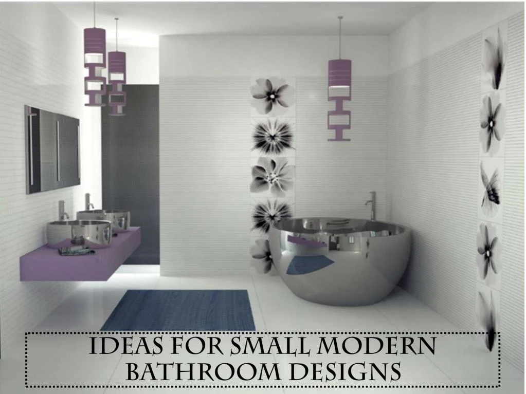 ideas for small modern bathroom designs