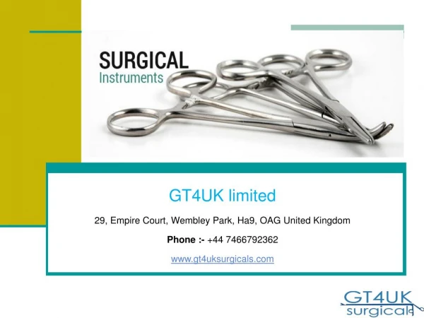 GT4UK - Medical Equipments