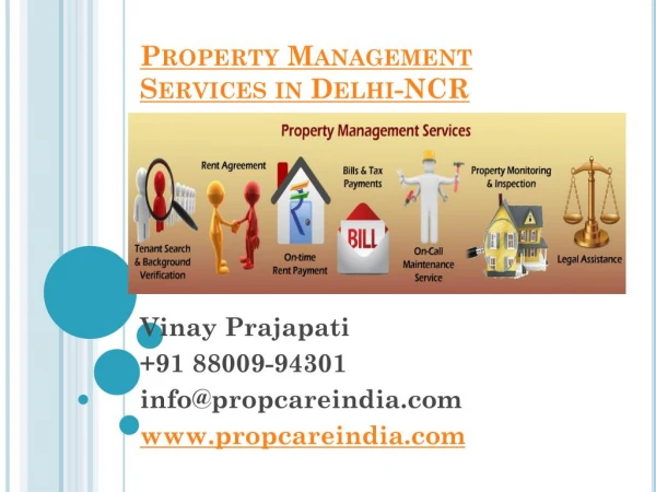 Property Management Services in Delhi-NCR