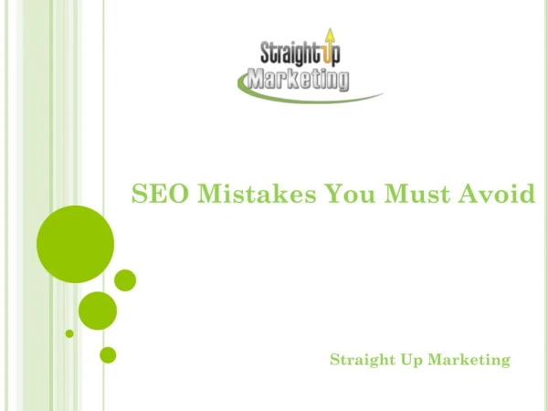SEO Mistakes You Must Avoid