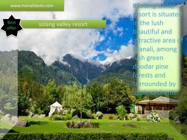 solang valley resort