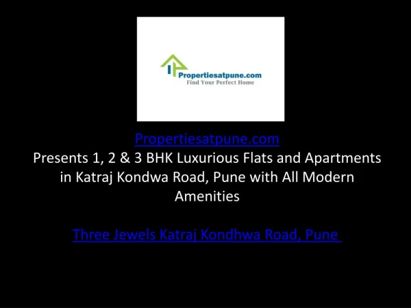 Kolte Patil Three Jewels Katraj Kondhwa Road Pune