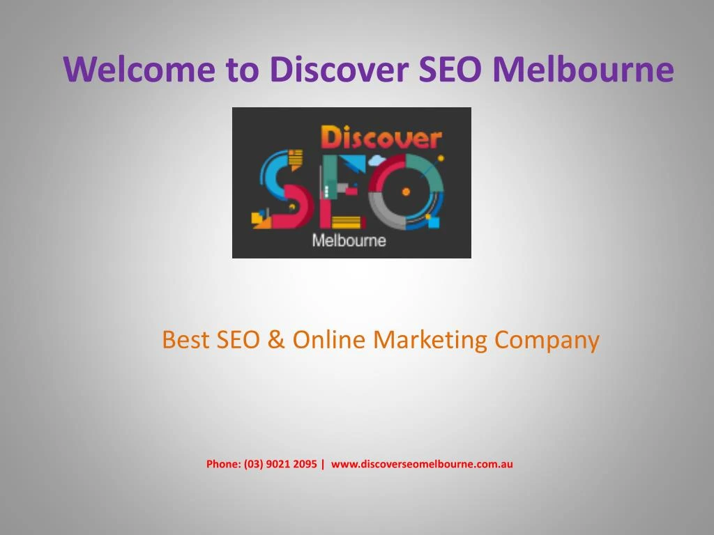 welcome to discover seo melbourne