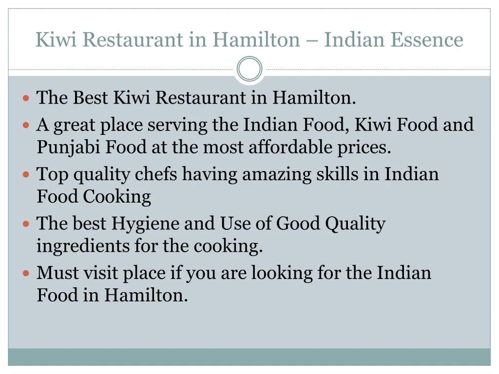 kiwi restaurant in hamilton indian essence