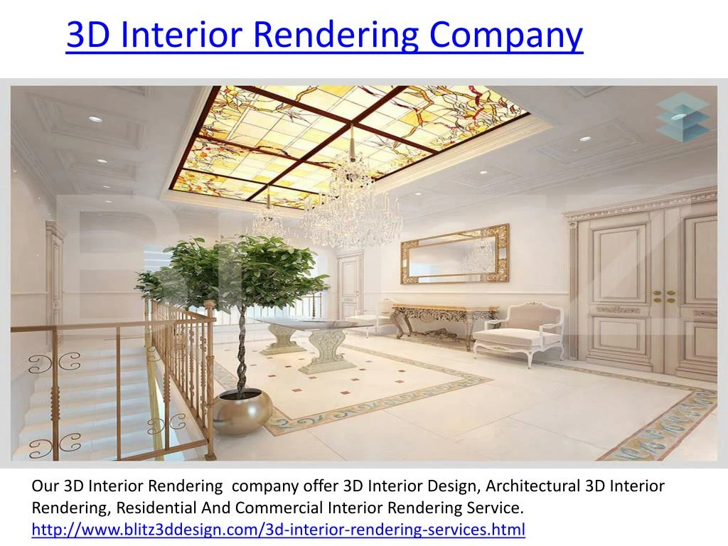 3d interior rendering company