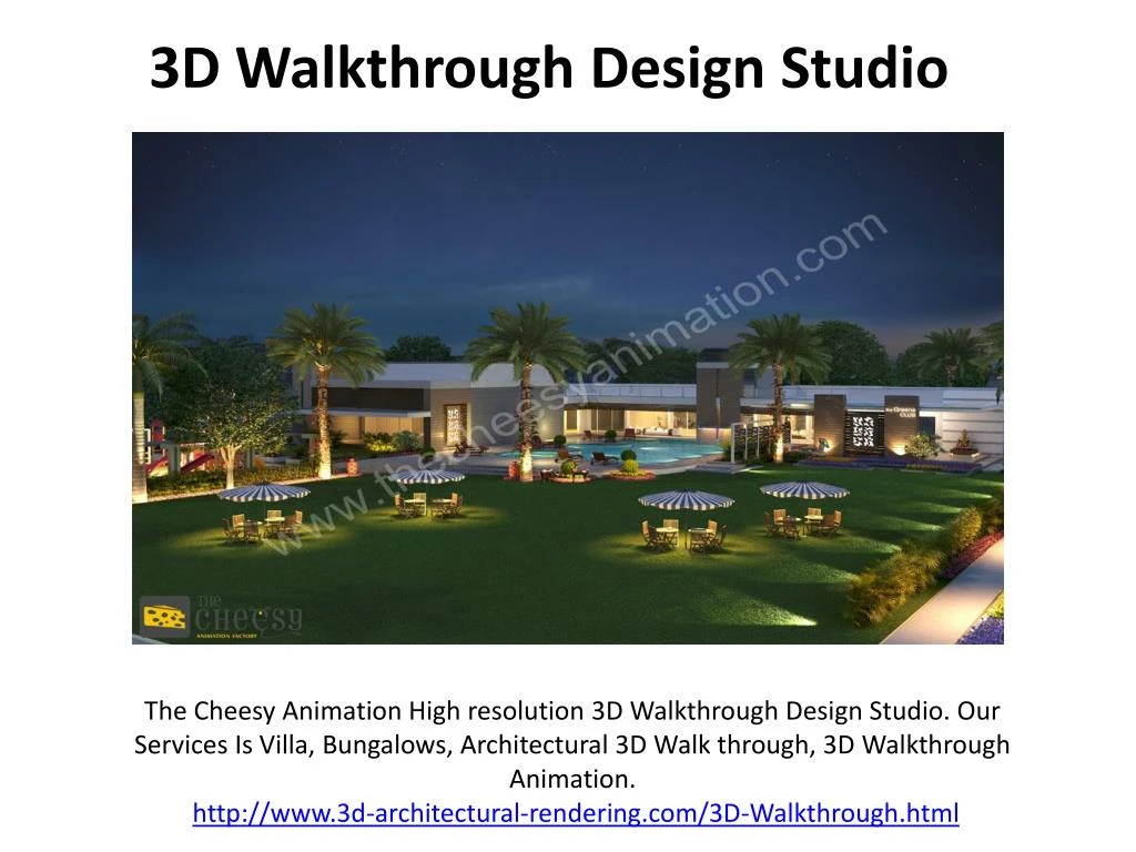 3d walkthrough design studio