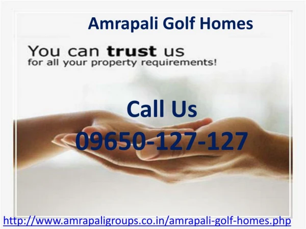 Amrapali golf homes is Residential Project Launched By Amrap