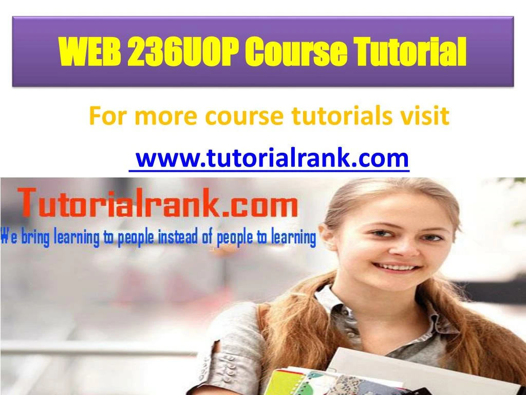 web 236uop course tutorial