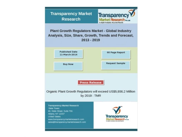 Plant Growth Regulators Market- Global Industry Analysis, Si